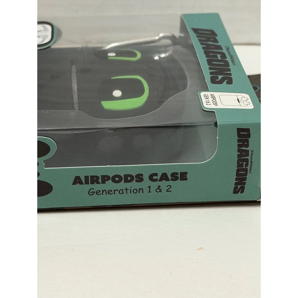 DreamWorks Dragons Toothless AirPods‎ Case Gen 1 & 2 Silicone Cover Night Fury